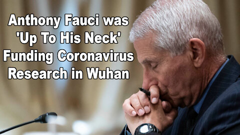 Anthony Fauci was 'Up To His Neck' Funding Coronavirus Research in Wuhan