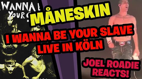 Måneskin Köln 10.03.2023 I wanna be your Slave - Roadie Reacts