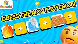 Guess the Movie by Emoji! | Movie Emoji Quiz 2023 | Puzzled