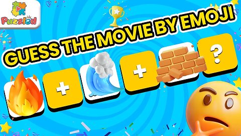 Guess the Movie by Emoji! | Movie Emoji Quiz 2023 | Puzzled