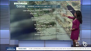 ABC 10News Pinpoint Weather for Sat. Apr. 24, 2021