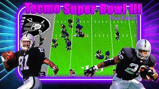 TECMO SUPER BOWL III | Oakland RAIDERS vs Cleveland BROWNS | Afakasi Raider vs Raider Critique