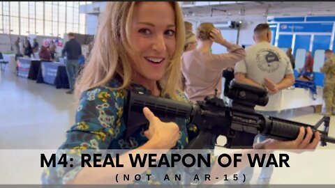 Joe Biden calls AR15 a "Weapon of War" - This M4 rifle is actually one