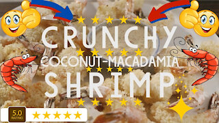 Paleo Crunchy Coconut Macadamia Shrimp Recipe