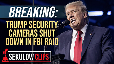 BREAKING: Trump Security Cameras Shut Down In FBI Raid
