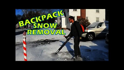 Backpack Blower Snow Removal - Echo Leaf Blower PB755ST