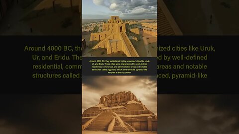 Sumerians: Pioneers of Urban Planning and Architecture #shorts #shortsvideo #history