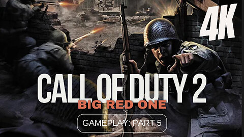 CALL OF DUTY 2: BIG RED ONE (2005) | WALKTHROUGH GAMEPLAY PART 5 (FULL GAME)