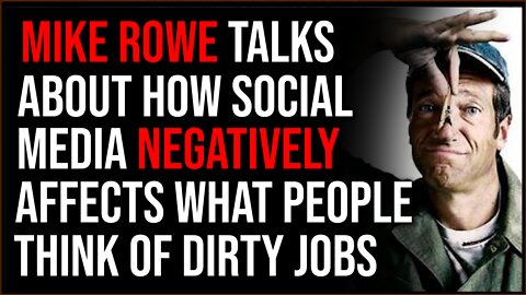Mike Rowe Unpacks Whether Social Media Makes Dirty Jobs Look TERRIBLE, Spoils Kids