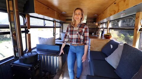 Tour of our off grid bus conversion | Bus Life NZ