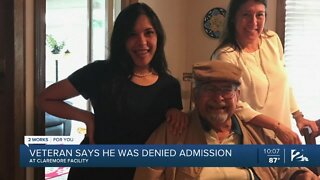 Veteran says he was denied admission at Claremore facility
