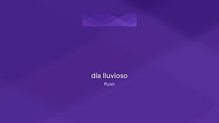 día lluvioso