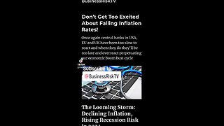 The Looming Storm: Declining Inflation, Rising Recession Risk in 2024