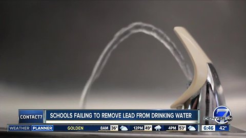 Schools failing to remove lead from Colorado schools' drinking water
