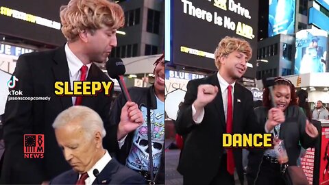 Sleepy Joe Or Donald Trump Dance Party In The Street