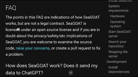 SeaGoat - Local AI Code Search with Grep