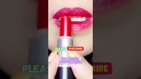 M-A-C RED Satin Lipstick Lip Swatches #shorts #trending #viral #shortvideo