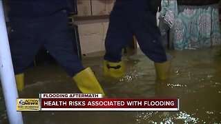 Health risks associated with flooding
