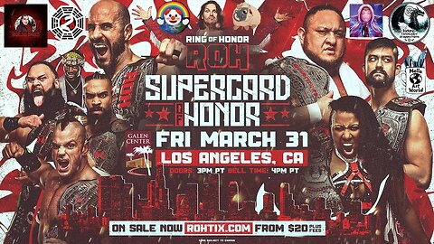 ROH Supercard of Honor 2023/AEW Rampage March. 31st Watch Party/Review with Guests