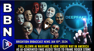 BBN, Jan 19, 2024 - Full-blown AI warfare is now under way in America...
