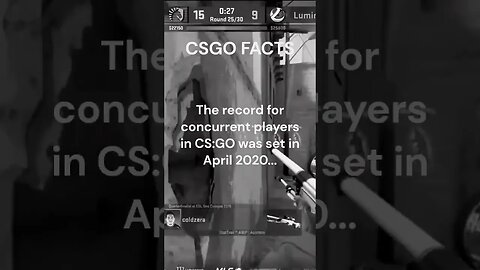 CS:GO reaches historic record of concurrent players #shortsfacts #cs #csgo