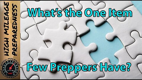 The Forgotten Prepping Item: Are You Prepared?