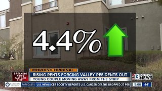 Rising rents forcing valley residents out