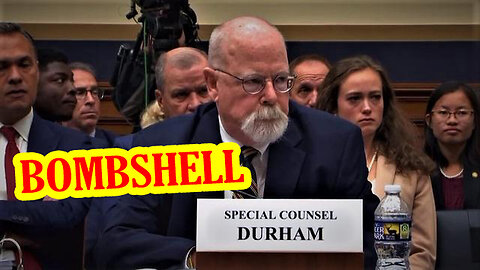 Durham's Bombshell Sworn Testimony To Congress Today! It's Going To Be... 06/23/23..