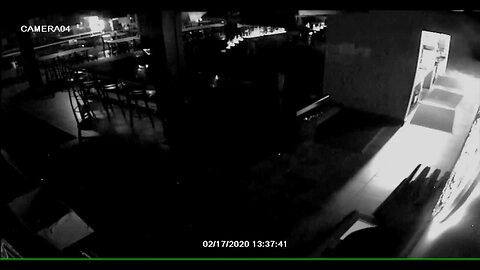 Security camera captures driver crashing car into The Boardroom in Littleton, allegedly burglarizing the restaurant and leaving the scene