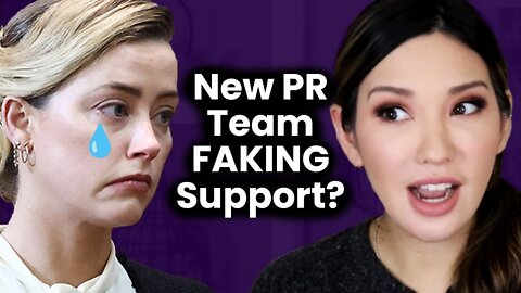 Amber Heard's SUSPICIOUS Online "Support" After Testimony - New PR Team Winning?
