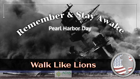 "Remember and Stay Awake" Walk Like Lions Christian Daily Devotion with Chappy Dec 7, 2020