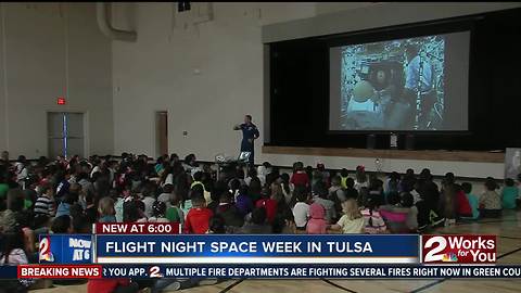 Flight Night Space Week at Ellen Ochoa Elementary