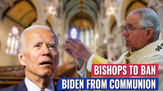 JOE BIDEN REACTS TO CATHOLIC BISHOPS PLAN TO BAN HIM FROM RECEIVING COMMUNION