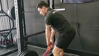 How to Band a Barbell For Banded Squats