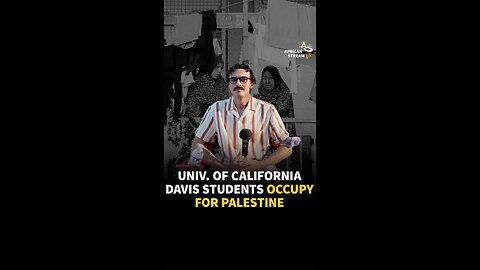 UNIV. OF CALIFORNIA DAVIS STUDENT SPEAKS OUT FOR PALESTINE