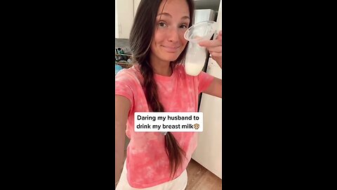 Daring my Husband to Drink my Breastmilk 😂