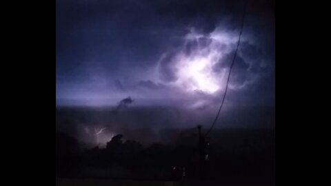Insane non-stop lightning! Austin, TX 10-2-2014