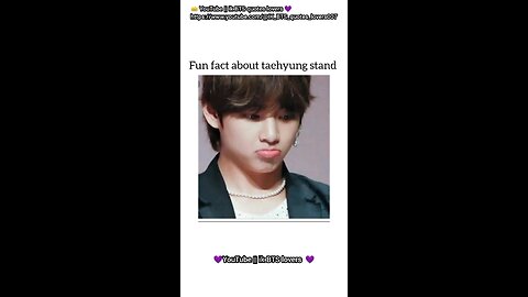 fun fact about taehyung stand #bts
