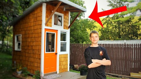 13-Yr-Old Boy Builds Own Home For $1,500