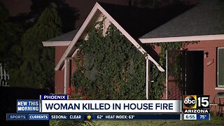 Woman killed in house fire in Phoenix