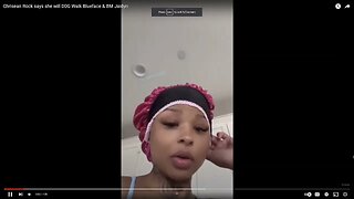 chrisean rock says she will dog walk blueface and his baby momma jaidyn