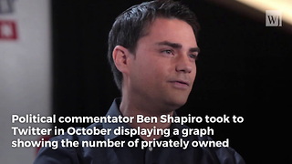 Ben Shapiro Reveals the Connection Between Guns and Crime That Liberals Don't Want You to Know