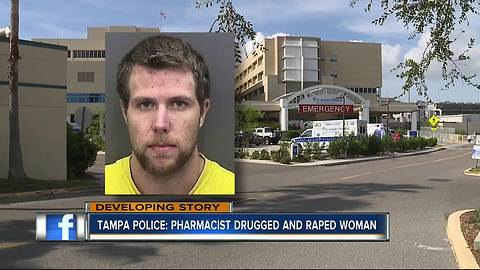 Tampa PD: Pharmacist drugged, assaulted woman