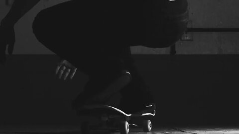 Slow Motion Video - Skateboarding 2023 - haslam flip