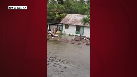 Cedar Key artist 'kind of numb' after Idalia leaves shop underwater