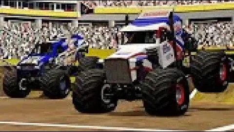20 Truck CWM Houston 2023 Racing BeamNG Drive Monster Jam