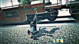 #gtav Grand Theft Auto V || Train Accident