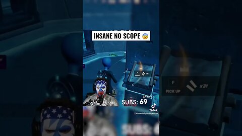 INSANE NO SCOPE 😳 #fortnite #fortniteclips #shorts #gamingshorts