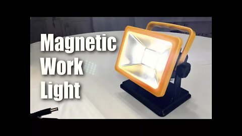 OYOCO Portable Rechargeable LED Work Light (with magnetic base) Review
