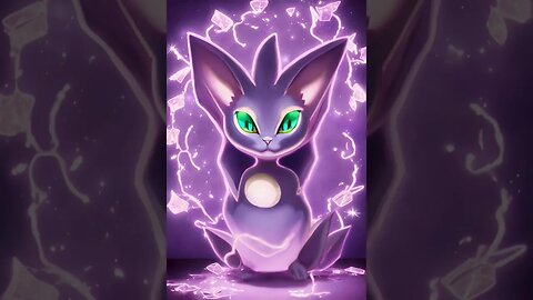 AI generated Espeon #whosthatpokemon #pokemon